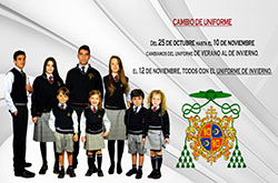 Circular Primaria – Cambio de uniforme