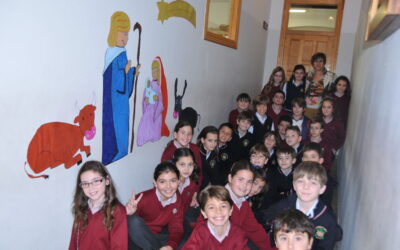 Navidad y arte unidos por los alumnos de 4º D de Primaria.