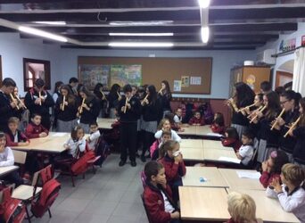 Viernes 21 concierto de Santa Cecilia con los niños de Infantil y Primaria