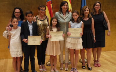 Galardonados en los premios Extraordinarios de E. Primaria.