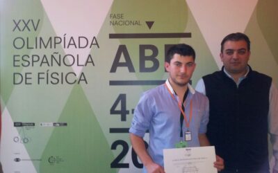 Álvaro Fogué, Medalla de Bronce en la Olimpiada Española de Física