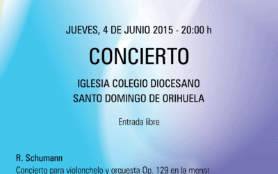 La Orquesta Filarmónica de la UA en el Colegio. Jueves 4 junio. 20 h.