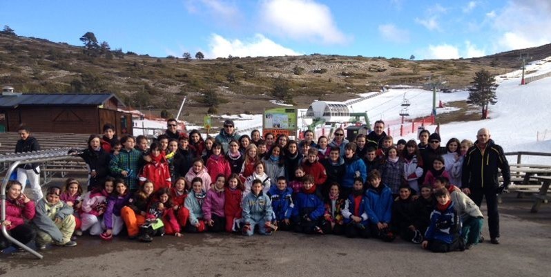 VIAJE A LA NIEVE 6º DE E. PRIMARIA. VALDELINARES 2016