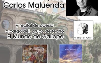 Noche de poesía con Carlos Maluenda. 22 de abril en la biblioteca