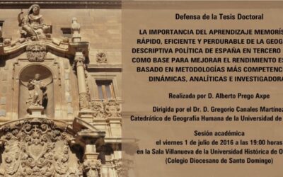 TESIS DOCTORAL DE LA UA EN EL COLEGIO