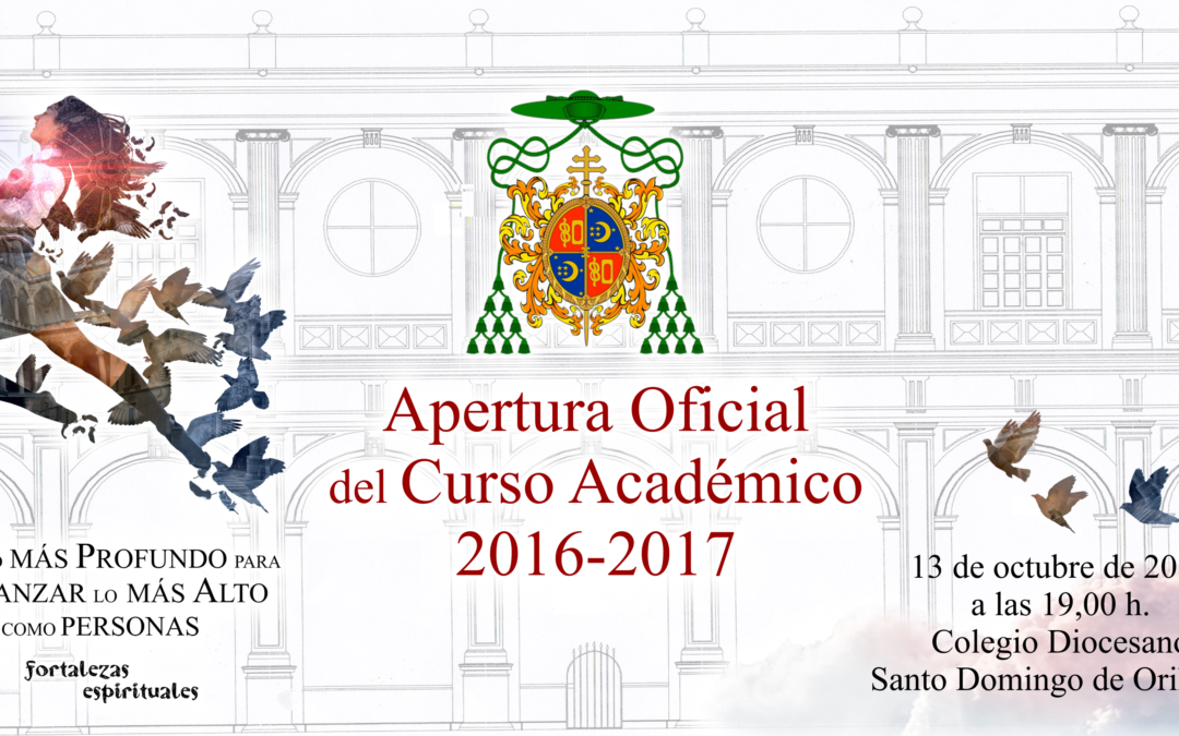 Jueves, 13 oct. APERTURA DE CURSO.