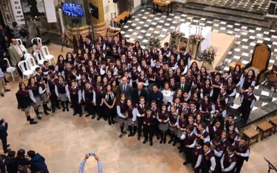 1º ESO comprometidos con el Colegio en el día de la Iglesia Diocesana