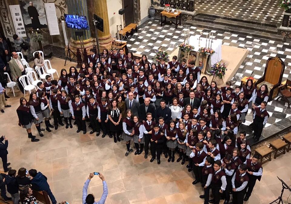 1º ESO comprometidos con el Colegio en el día de la Iglesia Diocesana