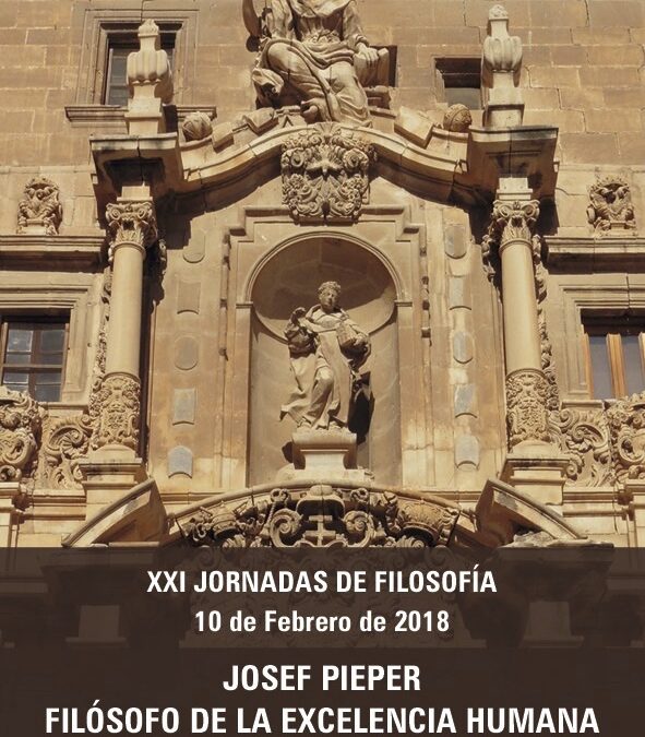 Pieper: Virtudes humanas. Jornada de Filosofía en el Colegio.