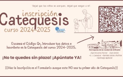 Apúntate YA a la Catequesis de este nuevo curso. Rellena el formulario – QR